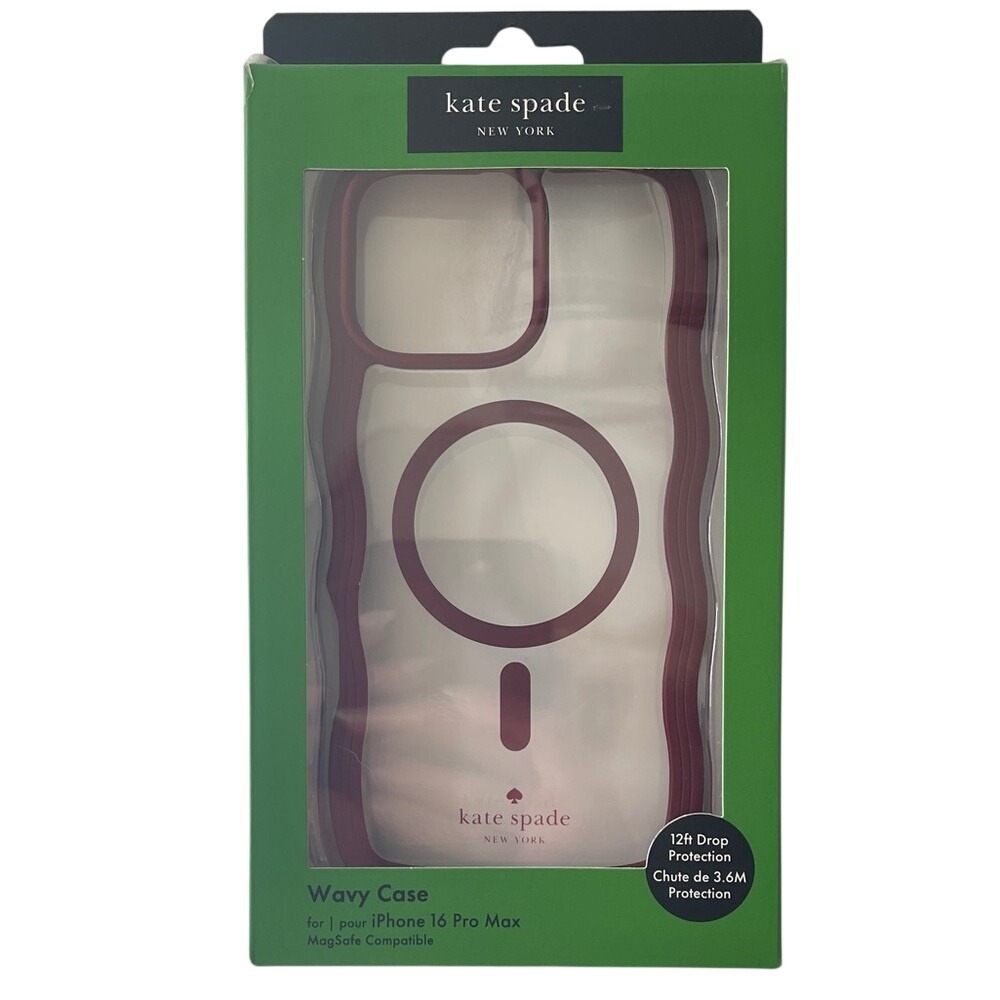 Kate Spade Wavy Case for iPhone 16‎ Pro Max MagSafe NEW